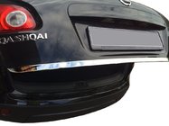 Nissan Qashqai 2010–2014 Kantliste til bagklap (rustfrit stål) Carmos - Tyrkisk stål foto 1