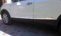 Nissan Qashqai 2014–2021 OmsaLine dørlister (4 stk., rustfrit stål) foto 1