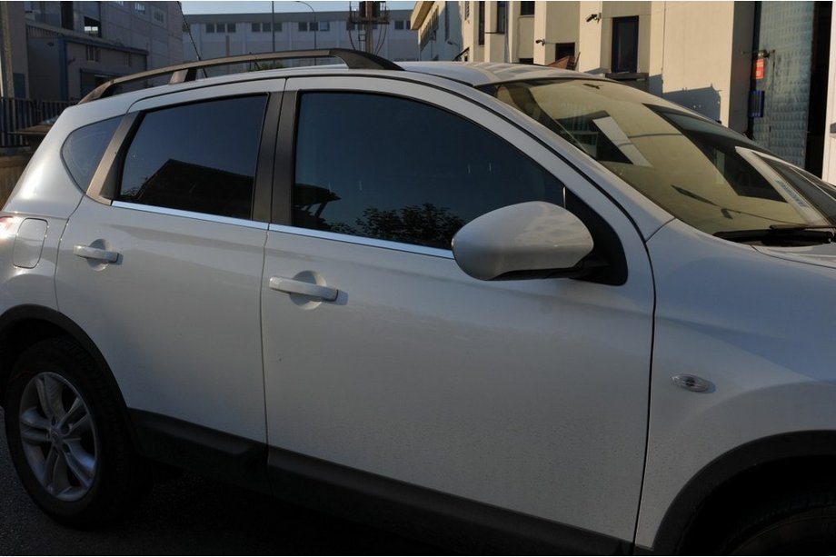 Nissan Qashqai 2007–2010 Udvendige vindueslister (4 stk., rustfrit stål) Foto 2