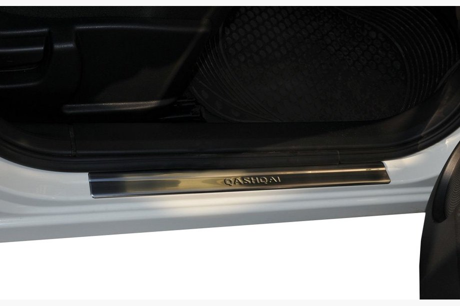 Nissan Qashqai 2010–2014 Dørtrinslister (Omsa, 4 stk., rustfrit stål) Image