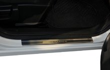 Nissan Qashqai 2010–2014 Dørtrinslister (Omsa, 4 stk., rustfrit stål) foto 1