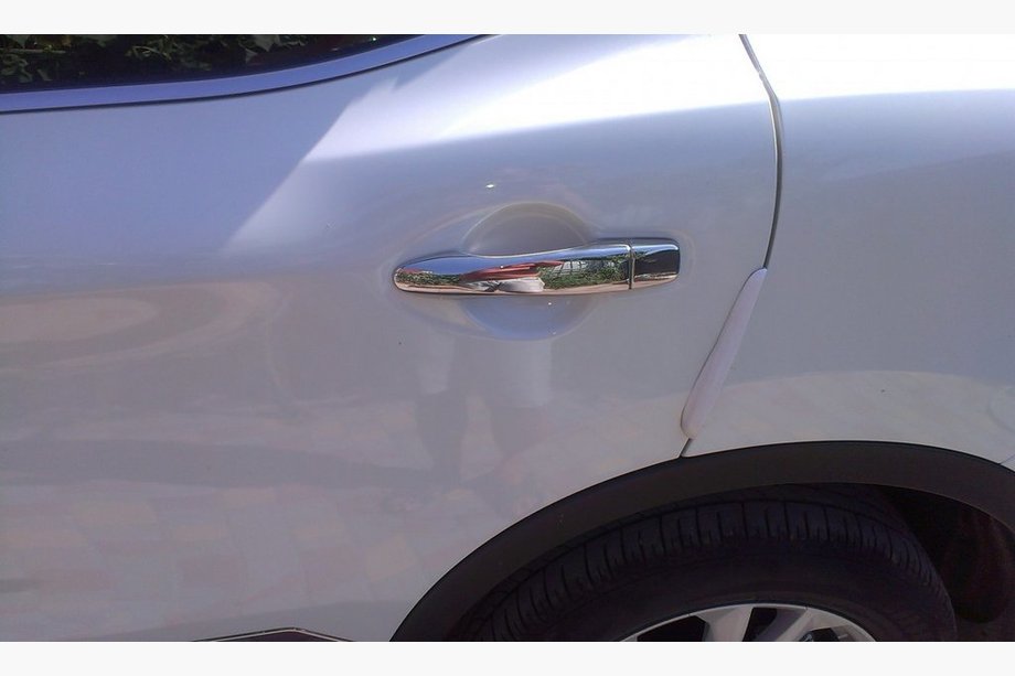 Nissan X-trail T32/Rogue 2014–2021 Dørgrebsdæksler (4 stk., rustfrit stål) Uden chip, OmsaLine - italiensk rustfrit stål Image