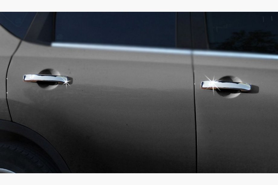 Nissan Qashqai 2010–2014 Dørgrebsafdækninger (4 stk., rustfrit stål) Med chip, Carmos - tyrkisk rustfrit stål Foto 5