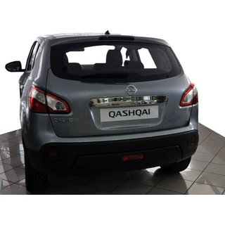 Liste over nummerplade (rustfrit stål) Nissan Qashqai 2010–2014 foto 1