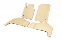 Toyota Land Cruiser 200 2007–2021 Polyurethan-gulvmåtter (2007-2012, EVA, beige) foto 1