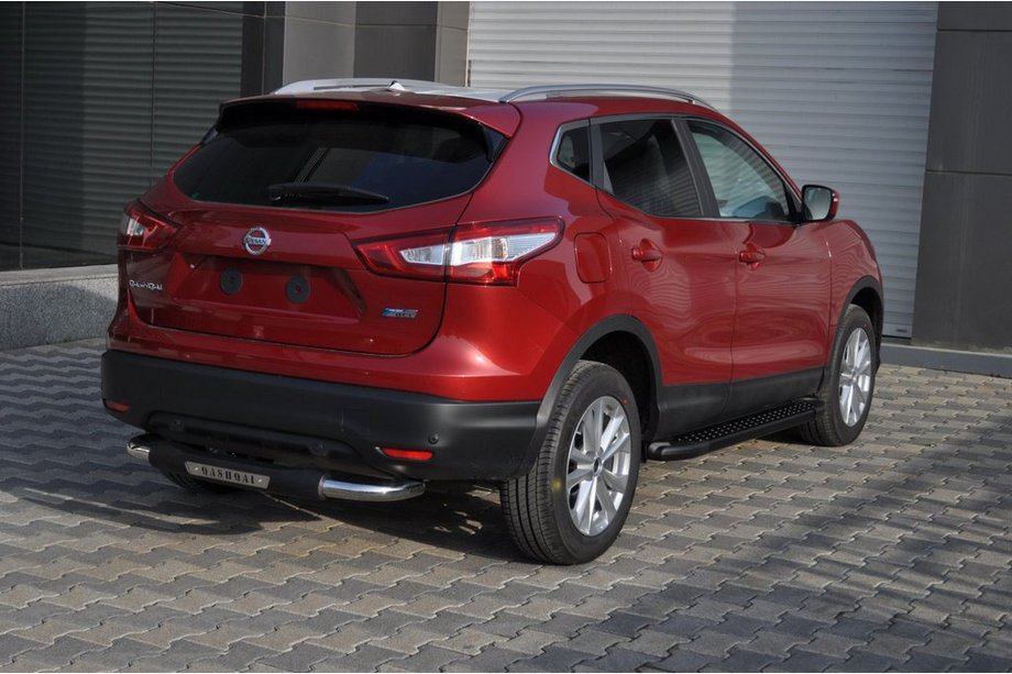 Nissan Qashqai 2014–2021 Sidetrin Allmond Black (2 stk., aluminium) Image