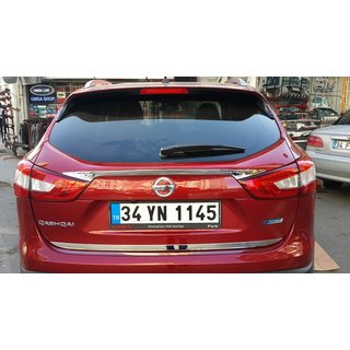 Bagagerumskantliste (rustfrit stål) Nissan Qashqai 2014–2021 foto 4