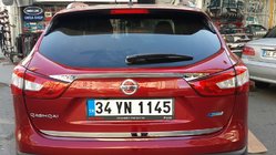 Nissan Qashqai 2014–2021 Bagagerumskantliste (rustfrit stål) OmsaLine - italiensk rustfrit stål foto 4