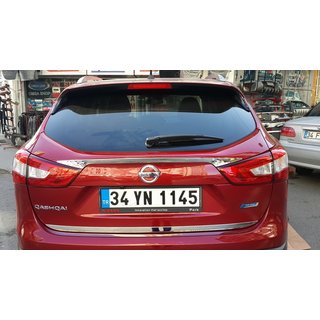 Liste over nummerplade (rustfrit stål) Nissan Qashqai 2014–2021 foto 4