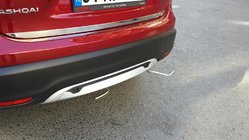 Nissan Qashqai 2014–2021 Bagagerumskantliste (rustfrit stål) OmsaLine - italiensk rustfrit stål foto 3