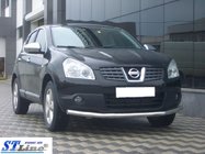 Nissan Qashqai 2007–2010 Frontbøjle ST008 (rustfrit stål) foto 3