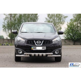 Frontbøjle ST009-15 (rustfrit stål) Nissan Qashqai 2010–2014 foto 2