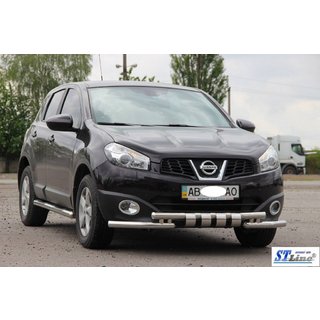 Frontbøjle ST009-15 (rustfrit stål) Nissan Qashqai 2010–2014 foto 3