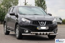 Nissan Qashqai 2010–2014 Frontbøjle ST009-15 (rustfrit stål) foto 3