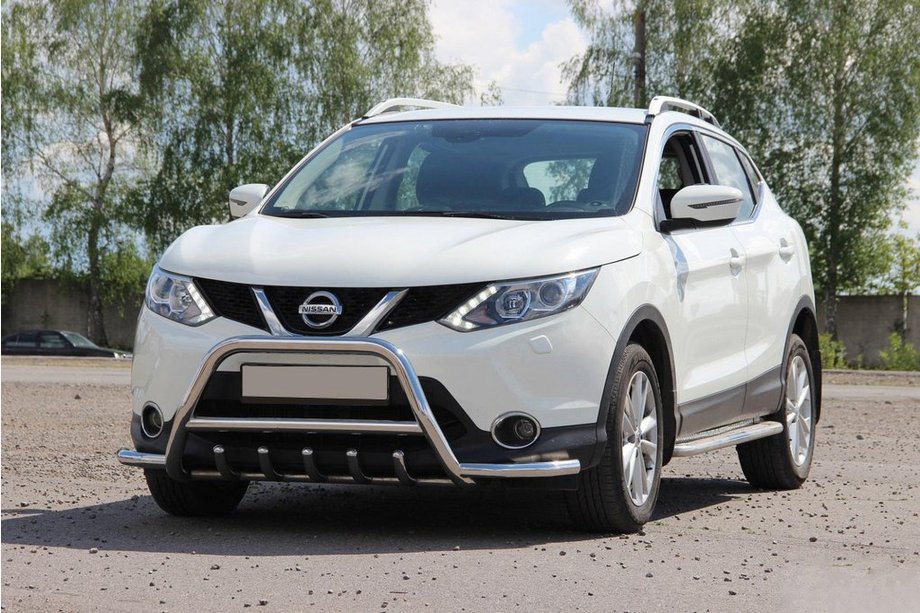Nissan Qashqai 2014–2021 Bullbar WT003-Plus (rustfrit stål) Image