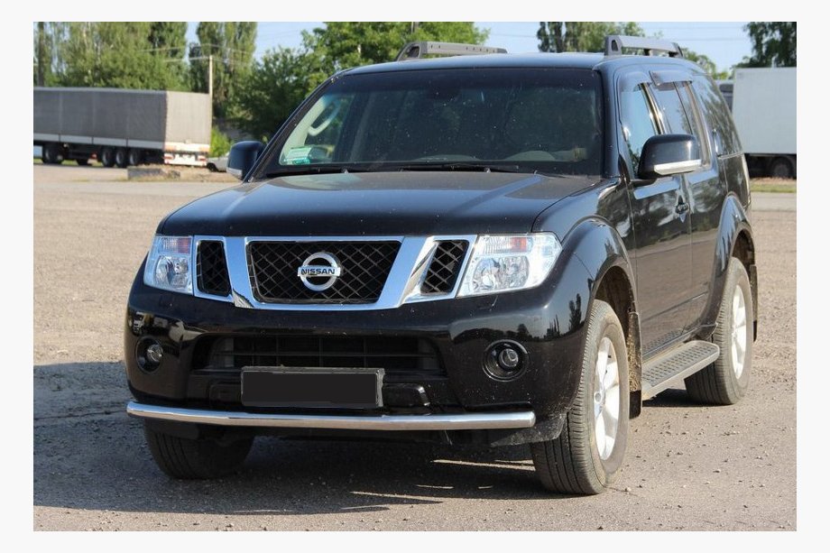 Nissan Navara 2006–2015 Frontbøjle ST008 (rustfrit stål) Image