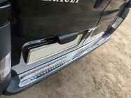 Opel Vivaro 2001–2015 Krom pyntelister til bagkofanger (OMSA, rustfrit stål) foto 1