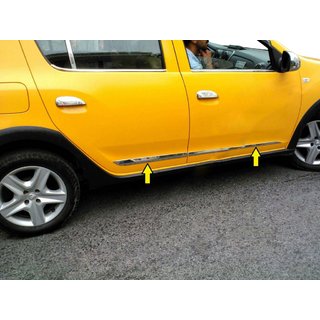 Dørlister (4 stk., rustfrit stål) Renault Sandero 2013–2022 foto 1