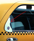 Fiat Albea 2002–2012 Krom trekant til ruden (rustfrit stål) foto 1