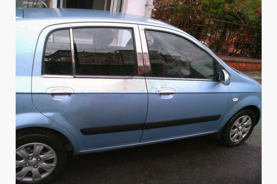 Hyundai Getz 2002– Stolpedæksler (rustfrit stål) Image