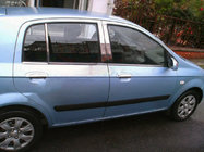 Hyundai Getz 2002– Stolpedæksler (rustfrit stål) foto 1