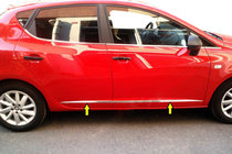 Seat Ibiza 2010–2017 Carmos dørmolding (4 stk., rustfrit stål) foto 1