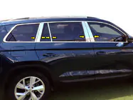 Skoda Kodiaq 2016–2023 Dørstolpelister (rustfrit stål) foto 1