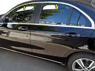 Mercedes C-klasse W205 2014–2021 Øvre vindueskantliste (rustfrit stål) foto 1