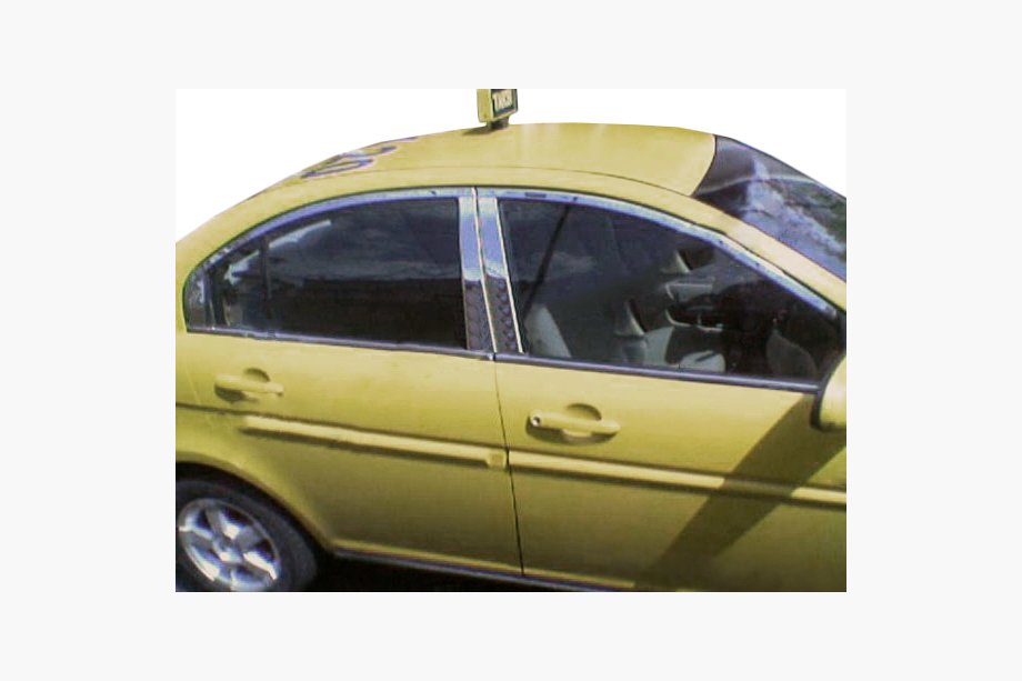 Hyundai Accent 2006–2010 Dørstolpelister (rustfrit stål) Image