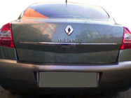 Renault Megane II 2004–2009 Kromliste over nummerpladen (sedan, rustfrit stål) foto 1