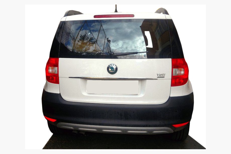 Skoda Yeti 2009–2017 Liste over nummerpladen (rustfrit stål) Image