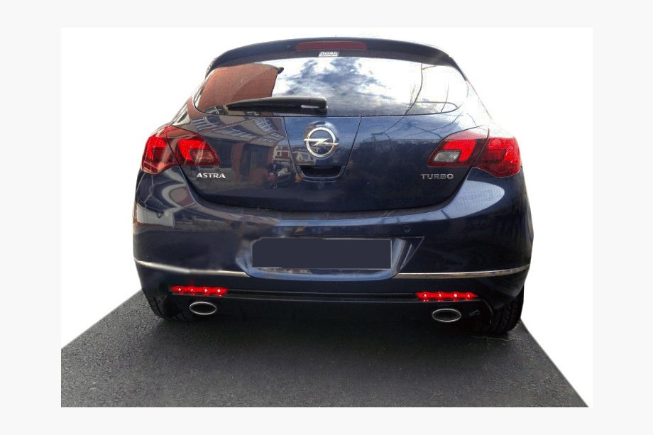 Opel Astra J 2009–2015 Bagkofanger-kantbeskytter (rustfrit stål) Image