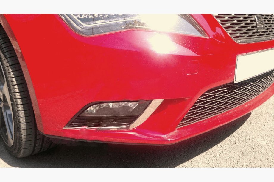 Seat Ibiza 2010–2017 Rammer til tågelygter i rustfrit stål Image