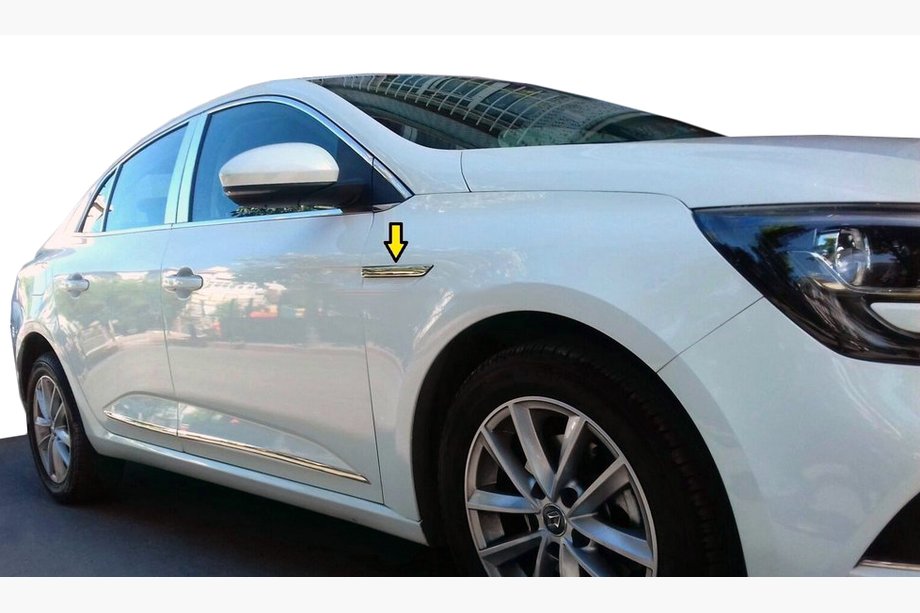 Renault Megane IV 2016–2025 Skærmkapper 2016-2020 (rustfrit stål) Image