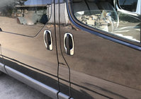 Nissan Primastar 2002–2014 Dørgrebsrammer i rustfrit stål (4 stk.) foto 1