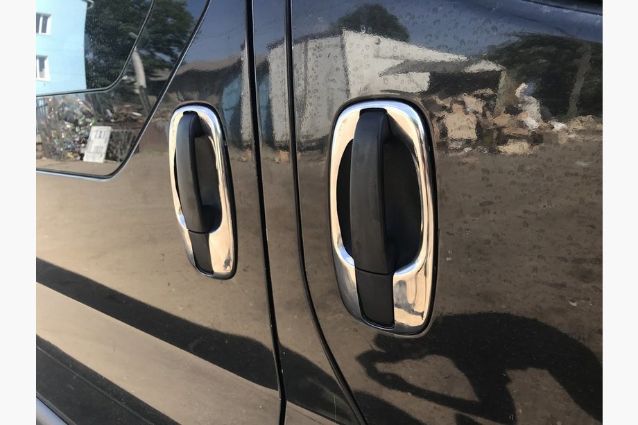 Opel Vivaro 2001–2015 Rammer til dørhåndtag (4 stk., rustfrit stål) Image