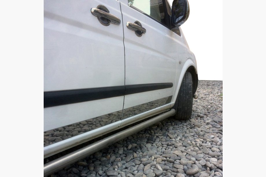 Mercedes Vito W639 2004–2014 Dørkantslister (til dørkant, 8 dele, rustfrit stål) Image
