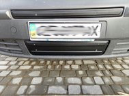 Renault Trafic 2001–2015 Vinter nederste grillafdækning (under nummerpladen) 2001-2007, Mat foto 5