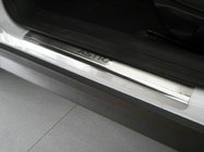Opel Astra G Classic 1998–2012 Dørtrinslister Nathaniko (4 stk., rustfrit stål) Standard - Lohmann tape, 0,5 mm foto 1