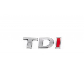 TDI emblem (kursiv skrifttype)