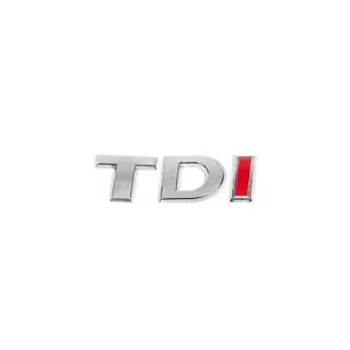 TDI emblem (kursiv skrifttype)