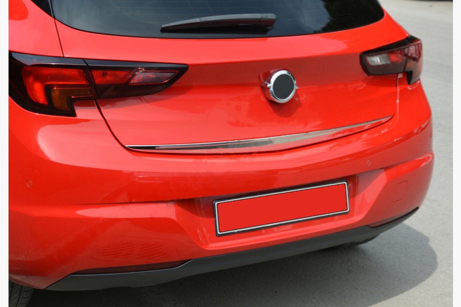 Opel Astra K 2016–2021 Nederste kantliste til bagklap (HB, rustfrit stål) Image