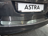 Opel Astra J 2009–2015 Bagkofangerbeskytter Nathanika (rustfrit stål) foto 1