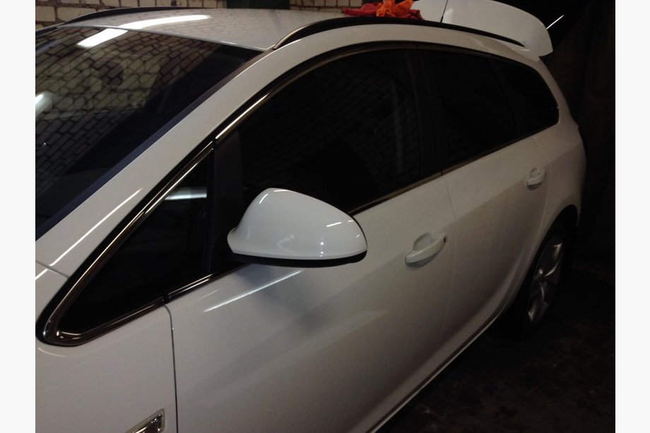 Opel Astra J 2009–2015 Komplet vindueslister omkring ruder (Sport Tourer, 12 stk., rustfrit stål) Foto 3