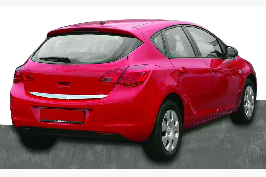 Opel Astra J 2009–2015 Bagklapskantliste (rustfrit stål) Foto 1