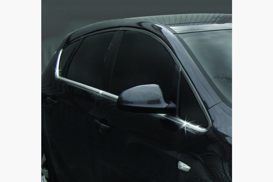 Opel Astra J 2009–2015 Nedre vindueslister (Hatchback, 8 dele, rustfrit stål) Foto 4