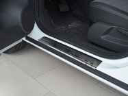 Opel Corsa C 2000–2006 Dørtrinslister Natanika Premium (4 stk., rustfrit stål) foto 1
