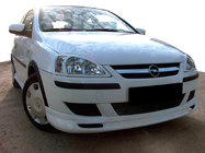 Opel Combo 2002–2012 Front nederste spoilerlæbe (til lakering) foto 1