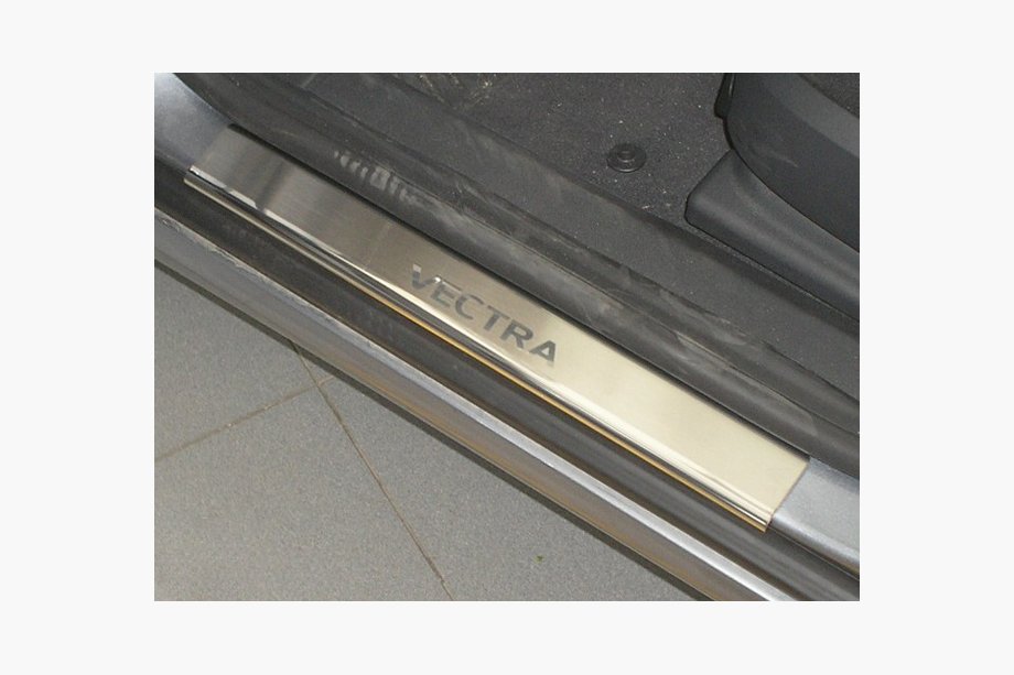 Opel Vectra C 2002–2008 Dørtrinslister Nathaniko (4 stk., rustfrit stål) Image