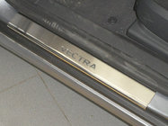 Opel Vectra C 2002–2008 Dørtrinslister Nathaniko (4 stk., rustfrit stål) foto 1